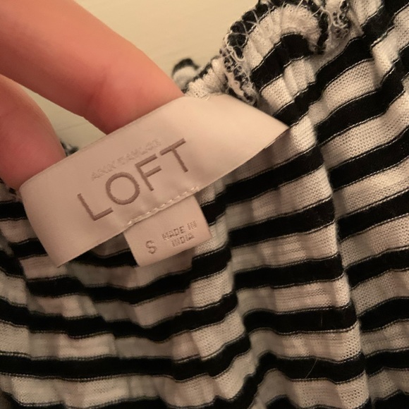 Off the shoulder striped top with tassel details - Picture 4 of 4